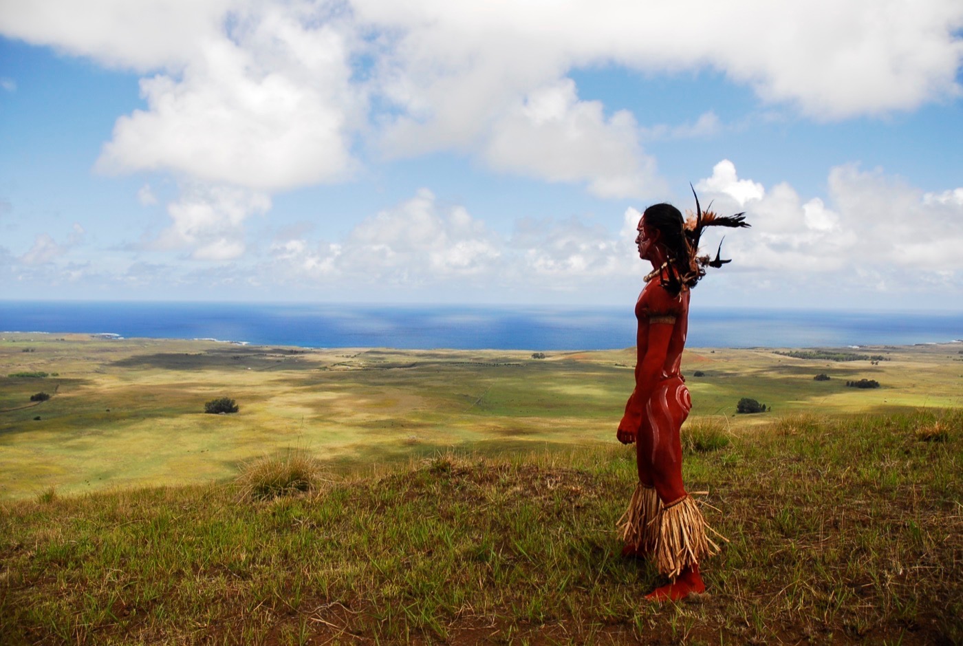 Haka Pei moment during Tapati Rapa Nui.