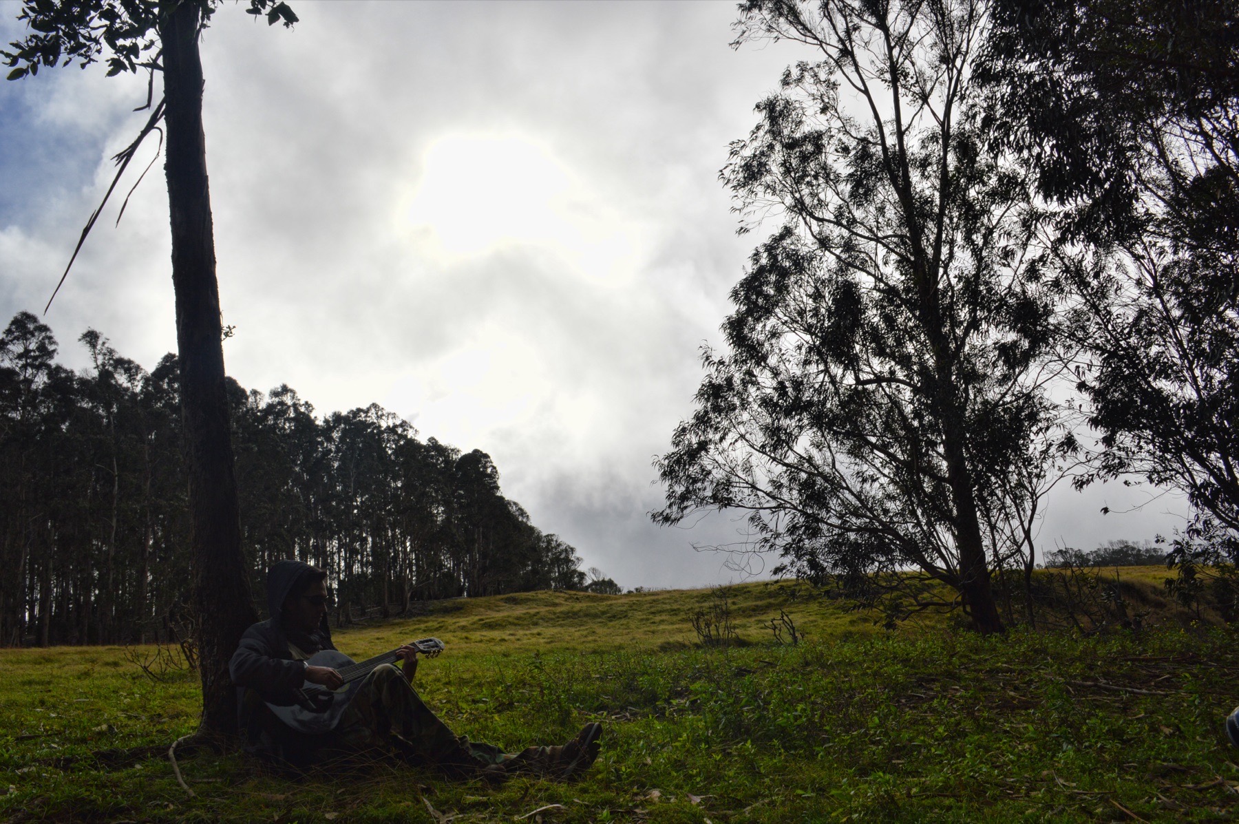 Tero Haoa in a volcanic Rapa Nui landscape.